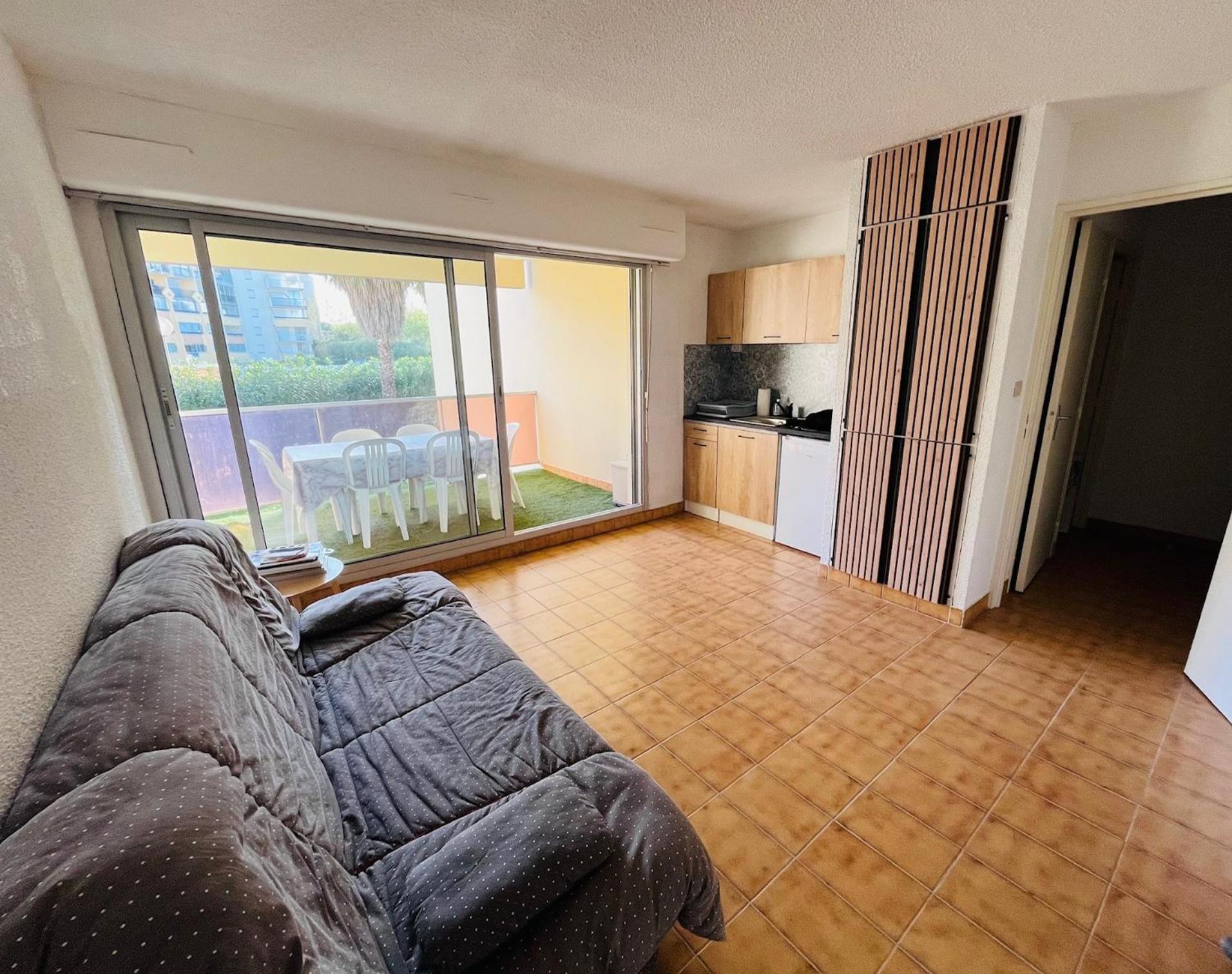T2 ,4 Couchages ,Climatise ,Terrace ,En Face D'Aqualand ,Plage Rochelongue Agde Eksteriør bilde